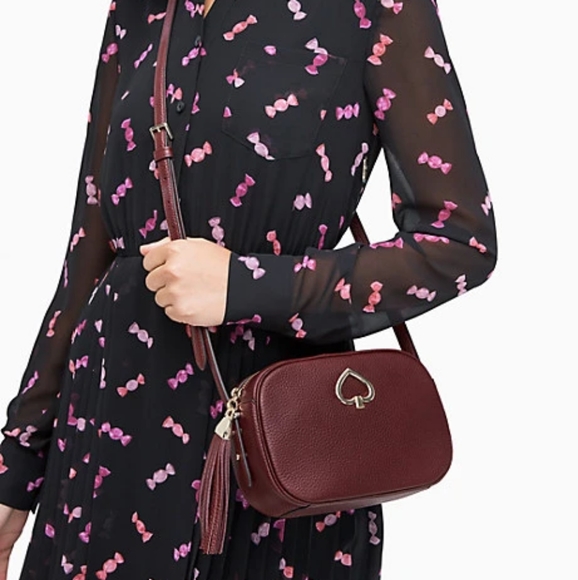Kate Spade NWT Crossbody-Cherrywood - Picture 4 of 5